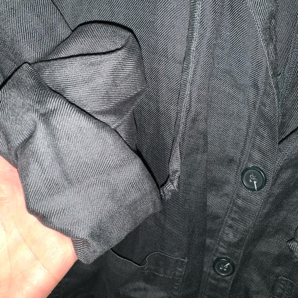 Women’s Hinge Green luxury blend Linen/Lyocell Jacket M - Picture 3 of 5